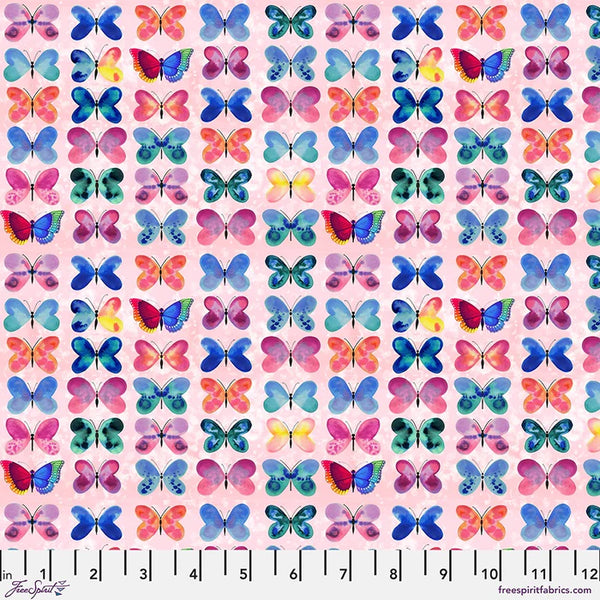 Free Spirit Love In The Wild PWKT035 Pink Sweet Wing Love By The Yard