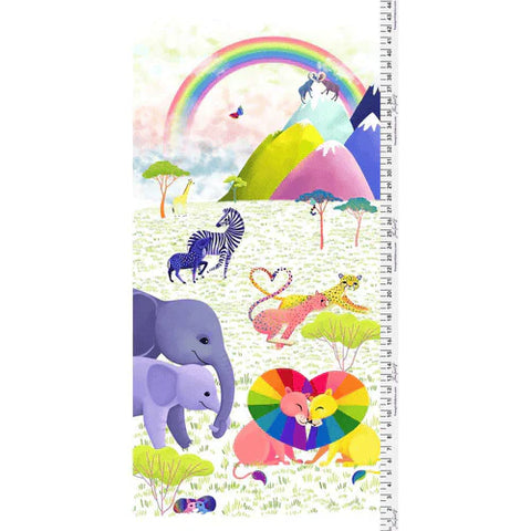 Free Spirit Love In The Wild PWKT046 Multi 24" PANEL By The PANEL (Not Strictly By The Yard)