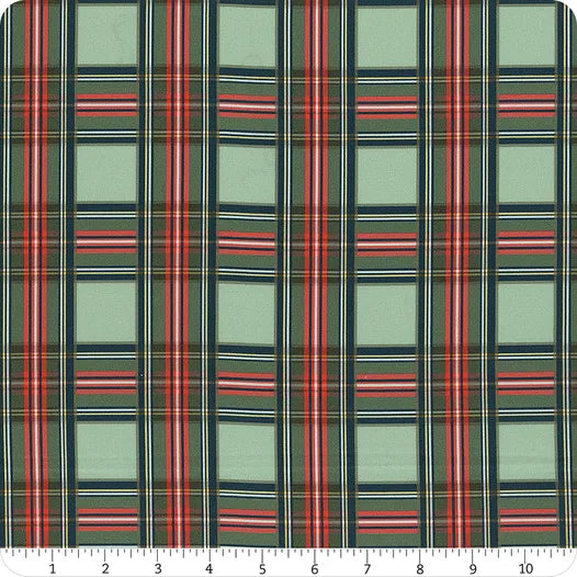 Free Spirit Christmas Spirit PWMC096 Aqua Tartan Tradition By The Yard