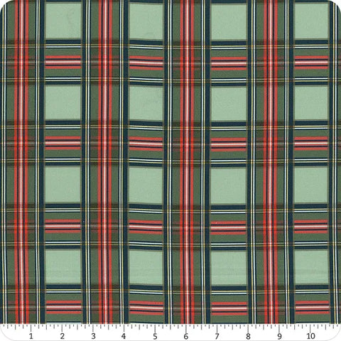 Free Spirit Christmas Spirit PWMC096 Aqua Tartan Tradition By The Yard