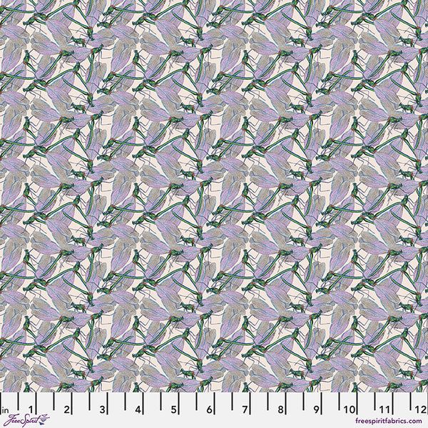 Free Spirit Secret Garden PWMM019 Lilac Dragonfly By The Yard