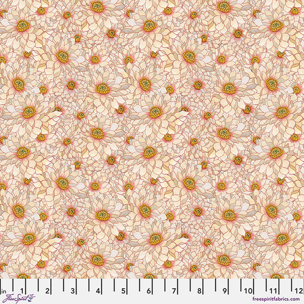 Free Spirit Secret Garden PWMM022 Yellow Chrysanthemum By The Yard