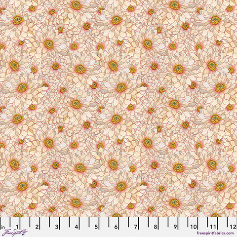Free Spirit Secret Garden PWMM022 Yellow Chrysanthemum By The Yard