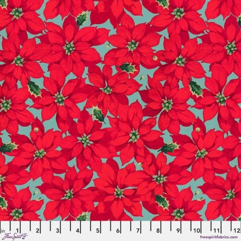 Free Spirit PWMN060 Red Little Poinsettia By The Yard