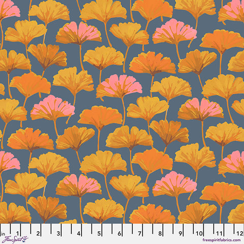 Free Spirit Golden Harvest PWMN085 Slate Ginkgo By The Yard