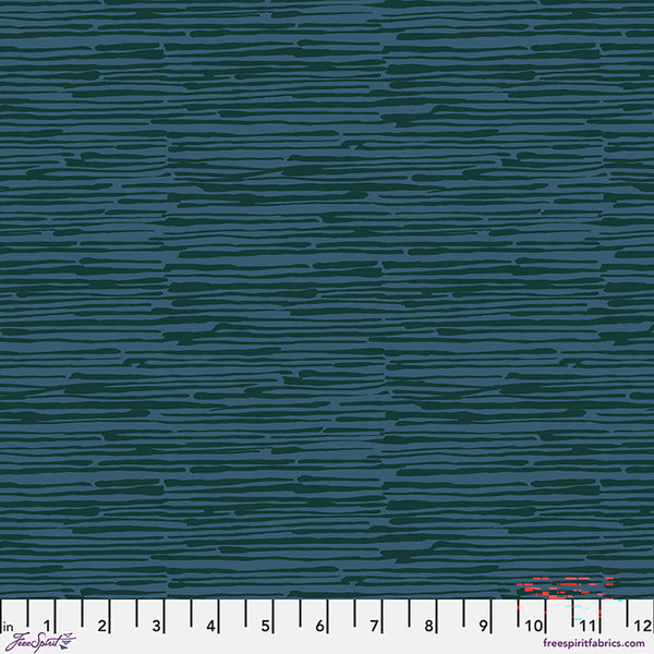 Free Spirit Golden Harvest PWMN090 Teal Falling Stems By The Yard