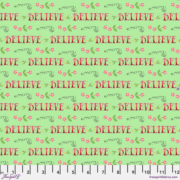 Free Spirit So Much Joy! PWMY013 Lime Believe & Merry By The Yard