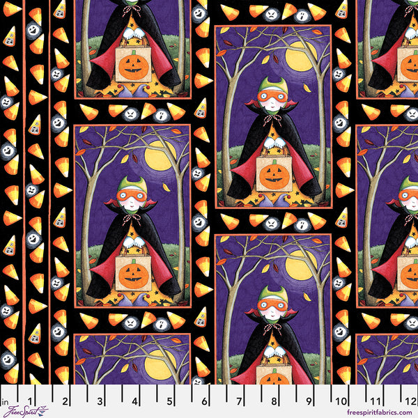 Free Spirit Moonlit Mischief PWMY055 Multi Halloween Trickster By The Yard