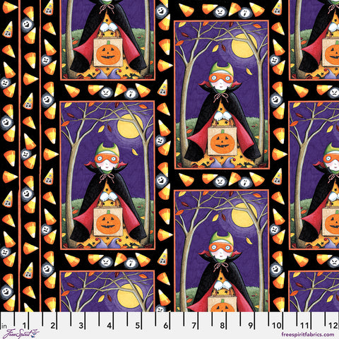 Free Spirit Moonlit Mischief PWMY055 Multi Halloween Trickster By The Yard