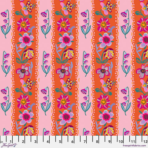 Free Spirit A Spring In Paris PWNL047 Tangerine Wallpaper By The Yard