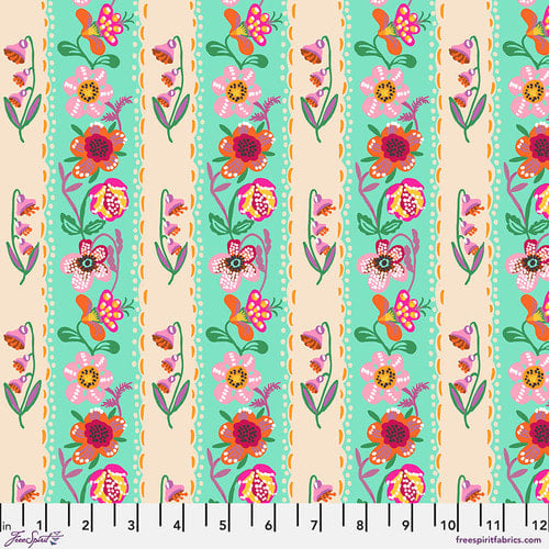 Free Spirit A Spring In Paris PWNL047 Aqua Wallpaper By The Yard