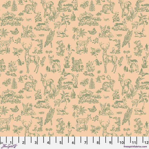 Free Spirit Last Fall In Japan PWNL061 Coral Bambi By The Yard