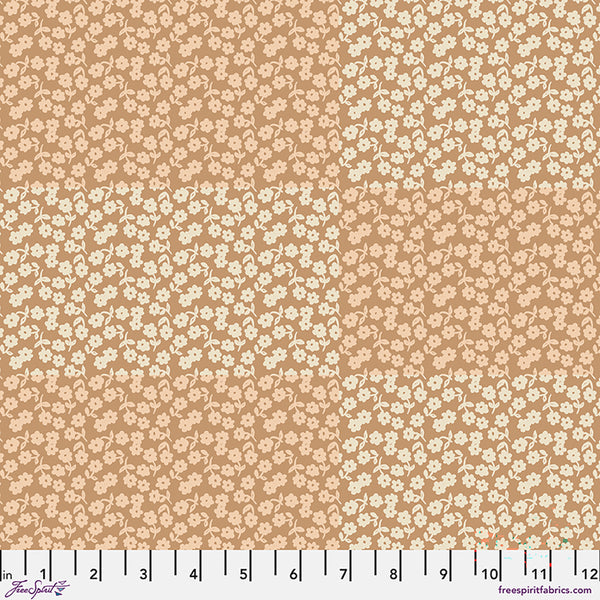 Free Spirit Last Fall In Japan PWNL065 Coral Little Flowers By The Yard