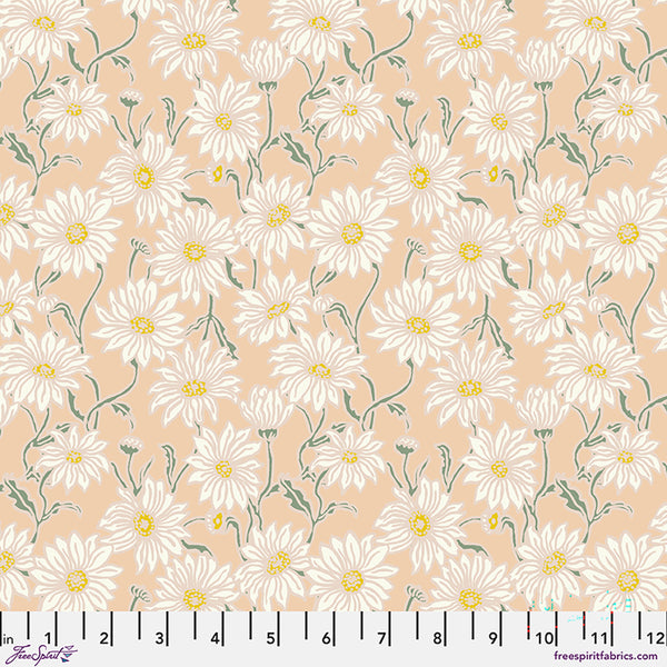 Free Spirit Last Fall In Japan PWNL066 Coral Daisy By The Yard