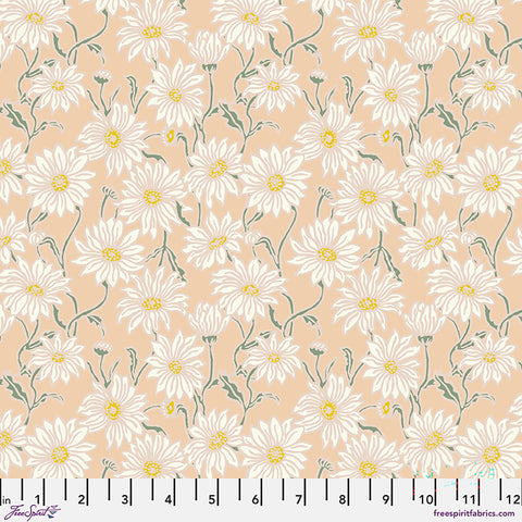 Free Spirit Last Fall In Japan PWNL066 Coral Daisy By The Yard