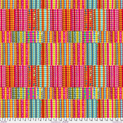 Free Spirit Festival PWOB115 Bright Zigzag By The Yard