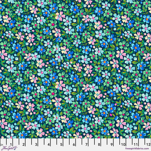Free Spirit Festival PWOB123 Blue Myosotis By The Yard