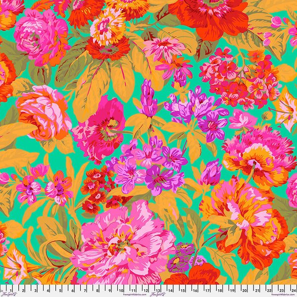 Free Spirit Kaffe Fassett Collective PWPJ083 Green Voluptuous By The Yard