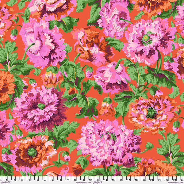 Free Spirit Kaffe Fassett Collective PWPJ134 Red Rosemary By The Yard