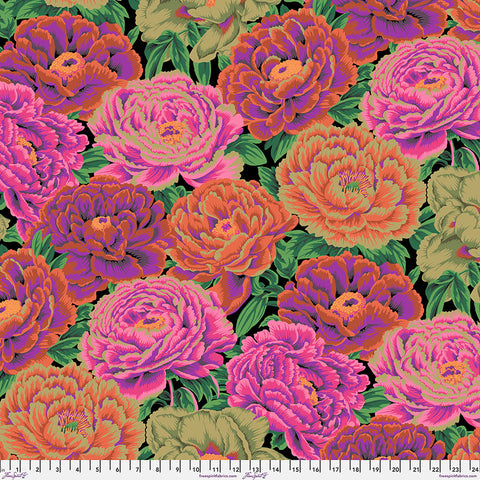 Free Spirit Kaffe Fassett Collective PWPJ136 Red Tibetan Peony By The Yard