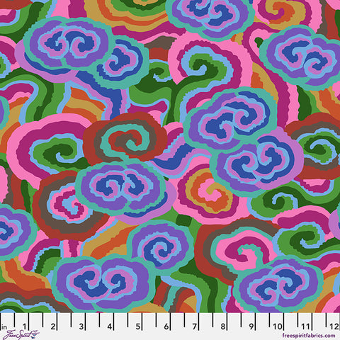 Free Spirit Kaffe August 2026 PWPJ138 Deep Cloud Scrolls By The Yard