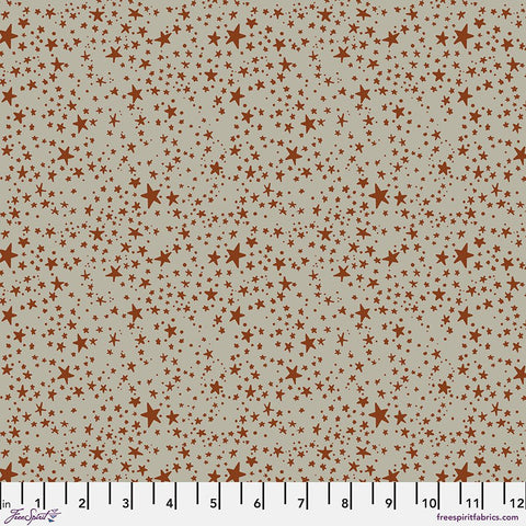 Free Spirit Mystic Moonlight PWRH095 Orange Stars By The Yard