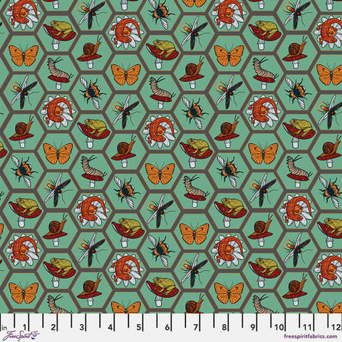 Free Spirit Garden Bed PWRH106 Mint Grid By The Yard