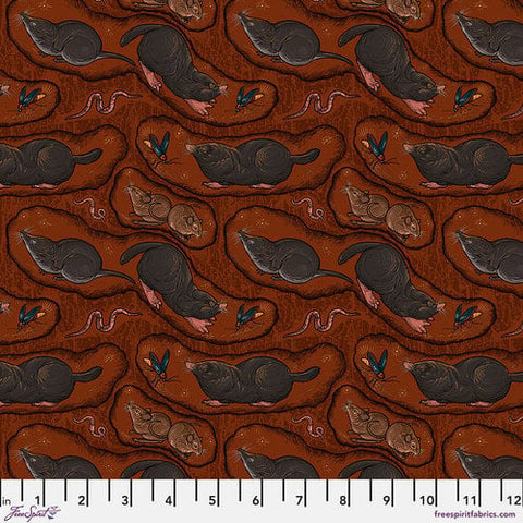 Free Spirit Garden Bed PWRH107 Brown Mole By The Yard