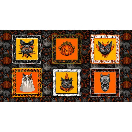 Free Spirit PWRH122 Cat Costumes PANEL By The PANEL (Not Strictly By The Yard)