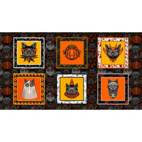 Free Spirit PWRH122 Cat Costumes PANEL By The PANEL (Not Strictly By The Yard)