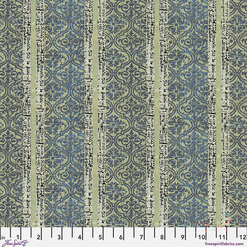 Free Spirit One Layer Away PWSE067 Sage Text Tile By The Yard