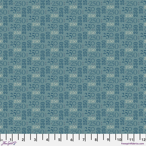 Free Spirit Primitive Cloth PWSK096 Blue Celebrate By The Yard
