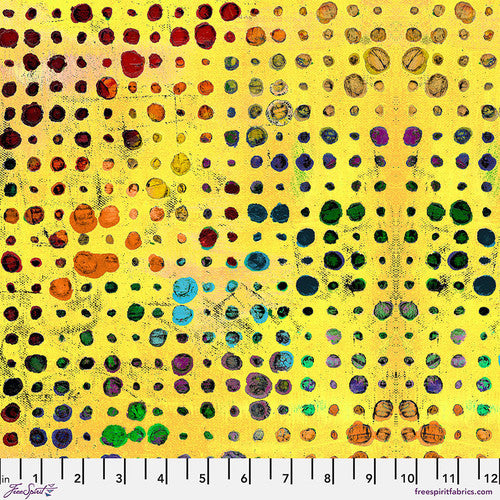 Free Spirit Dragonfly Dance PWSP004 Yellow Glow By The Yard