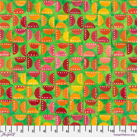 Free Spirit Dragonfly Dance PWSP112 Lime Pinwheel Party By The Yard