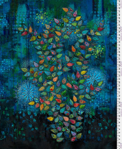 Free Spirit Radiant Grove PWSP127 Multi Branches In Bloom 44" PANEL By The PANEL (Not Strictly By The Yard)