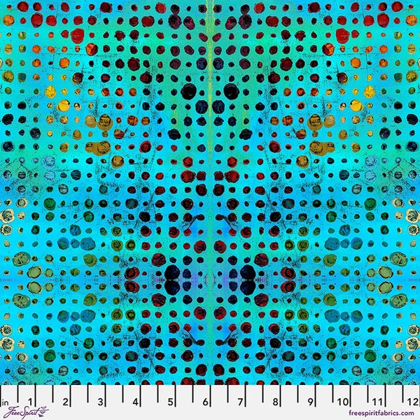 Free Spirit Radiant Grove PWSP130 Light Blue SM Glow By The Yard