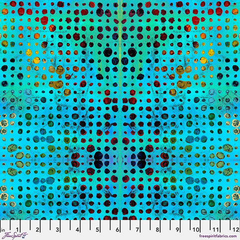 Free Spirit Radiant Grove PWSP130 Light Blue SM Glow By The Yard