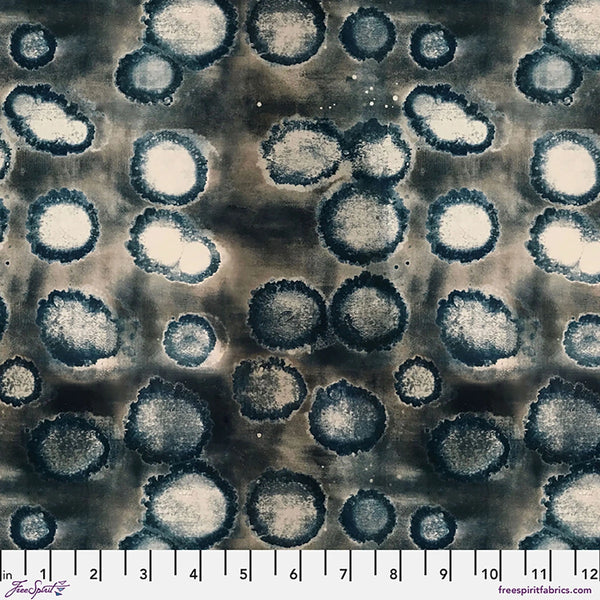 Free Spirit Into Focus PWSS059 Dark Teal Ink Dots By The Yard