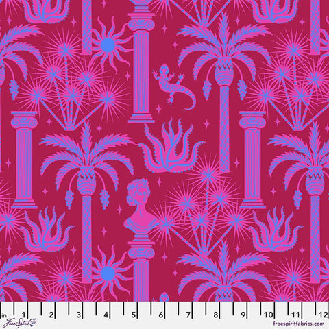 Free Spirit La Dolce Vita PWST029 XMagenta Capri By The Yard