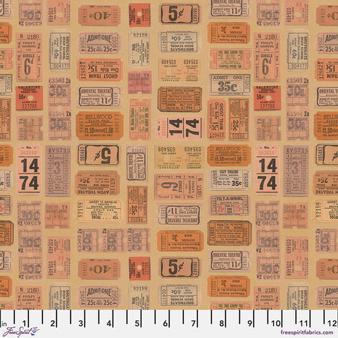 Free Spirit Palette PWTH232 Orange Tickets By The Yard