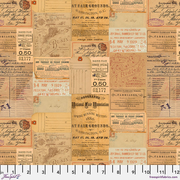 Free Spirit Palette PWTH235 Orange Ephemera By The Yard