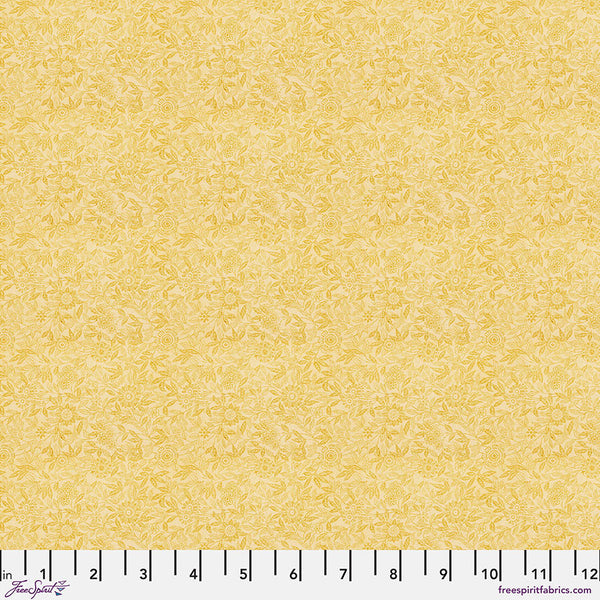 Free Spirit Palette PWTH248 Yellow Tiny Print By The Yard