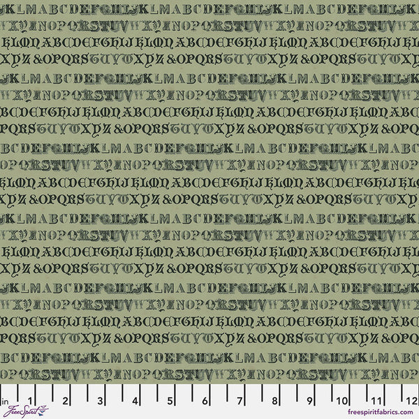Free Spirit Palette PWTH264 Green Typography By The Yard