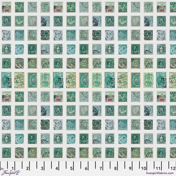 Free Spirit Palette PWTH271 Teal Stamps By The Yard