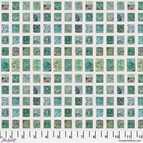 Free Spirit Palette PWTH271 Teal Stamps By The Yard