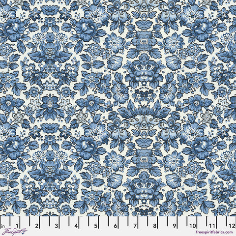 Free Spirit Palette PWTH297 Indigo Wallpaper By The Yard