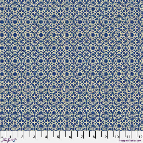 Free Spirit Palette PWTH298 Indigo Tiny Print By The Yard