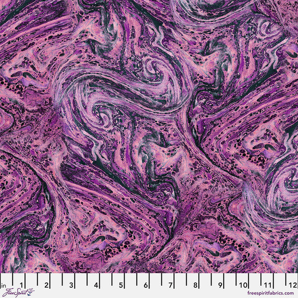 Free Spirit Palette PWTH309 Purple Marble By The Yard