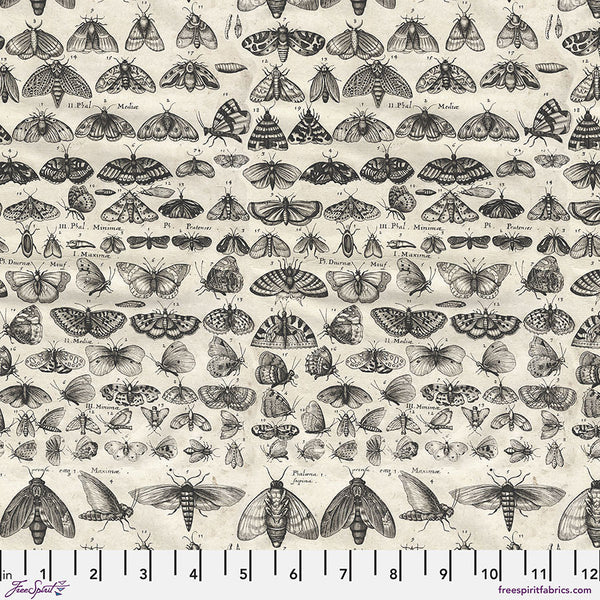 Free Spirit Palette PWTH315 Charcoal Moths By The Yard
