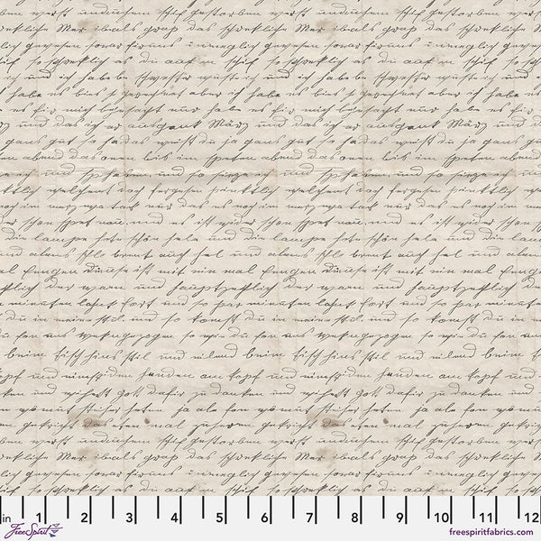Free Spirit Palette PWTH318 Charcoal Handwriting By The Yard